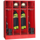 Feuerwehrschrank mit Helmeinschubfach